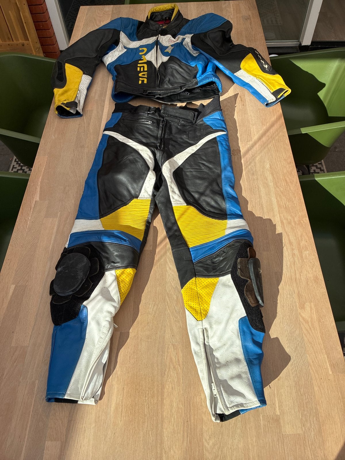 Damen Streetmaster leren motorpak - Jas en broek, Motoren, Kleding | Motorkleding, Ophalen, Tweedehands, Heren, Combipak