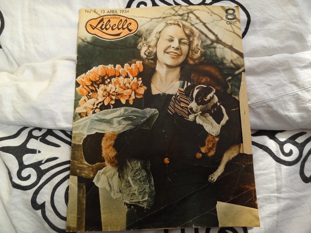 tijdschrift libelle 1934 no 1 de allereerste, Verzamelen, Tijdschriften, Kranten en Knipsels, Tijdschrift, Nederland, 1920 tot 1940