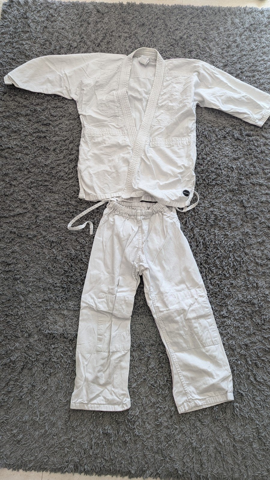 Judo, Jiu Jitsu, Karate pak. Maat 150 - Wit, Gebruikt, Judo, Vechtsportpak, Ophalen of Verzenden