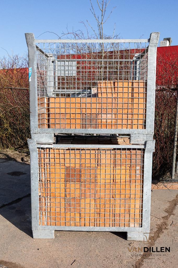 Antieke Franse plavuizen terracotta zalm 16x16 - 65M2, Ophalen, Steen of Klei, Minder dan 50 cm, Zo goed als nieuw
