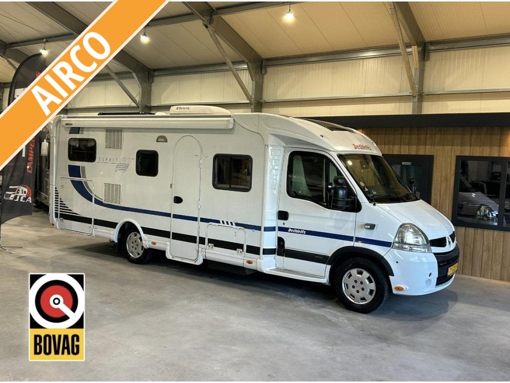 Dethleffs Esprit RT 6874 2X AIRCO/Levelsysteem Renault 145PK, Luifel, Buscamper of Camperbus, Afzuigkap, Vloeistofverwarming