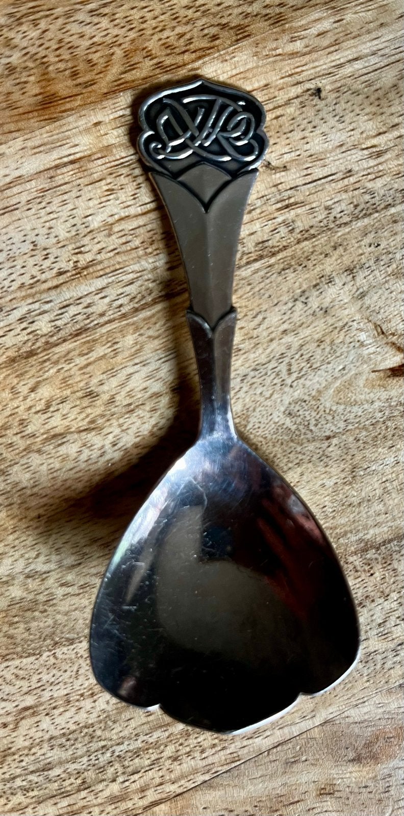 Antieke Gero Zomer 1937 lepel met Keltisch knoopmotief, Antiek en Kunst, Ophalen of Verzenden
