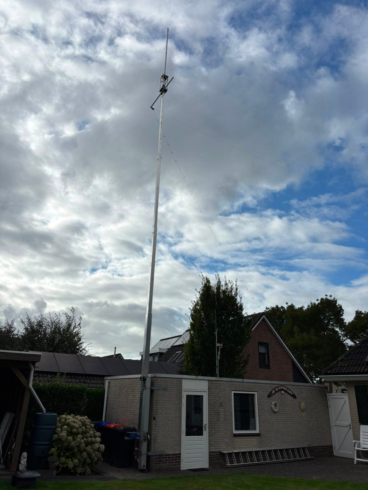 kokermast aluminium, Ophalen of Verzenden, Mast