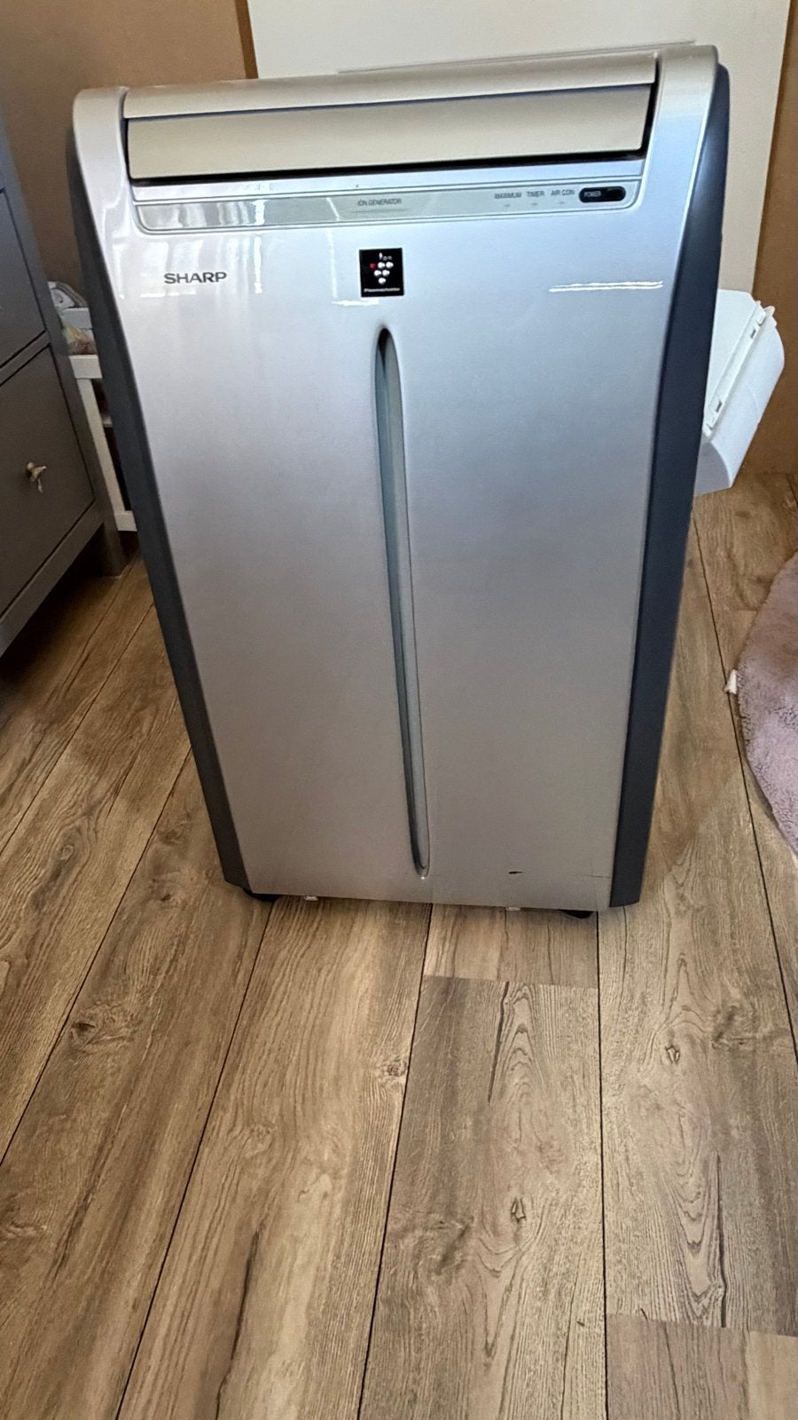 Sharp Airco CV-P10PR - Mobiele airco, koelt perfect!, Ophalen, Gebruikt, Minder dan 60 m³, 3 snelheden of meer