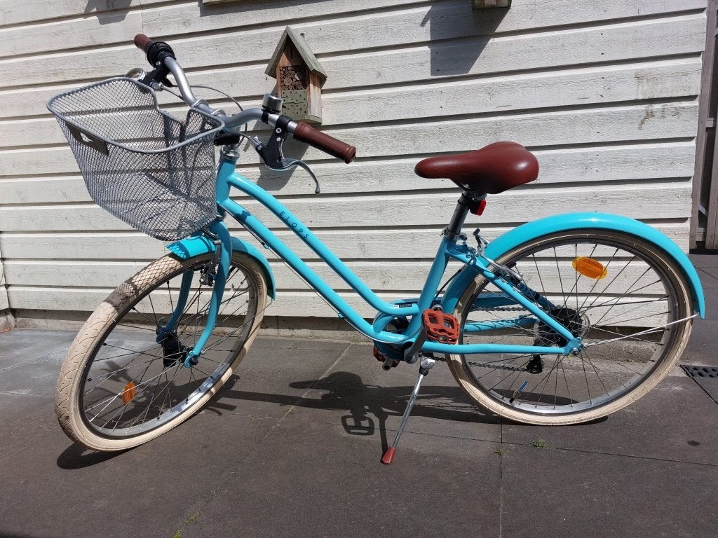 Kinderfiets 24 inch, Decathlon BTWIN Elops 500 stadsfiets, Ophalen, Gebruikt, 20 inch of meer, Decathlon