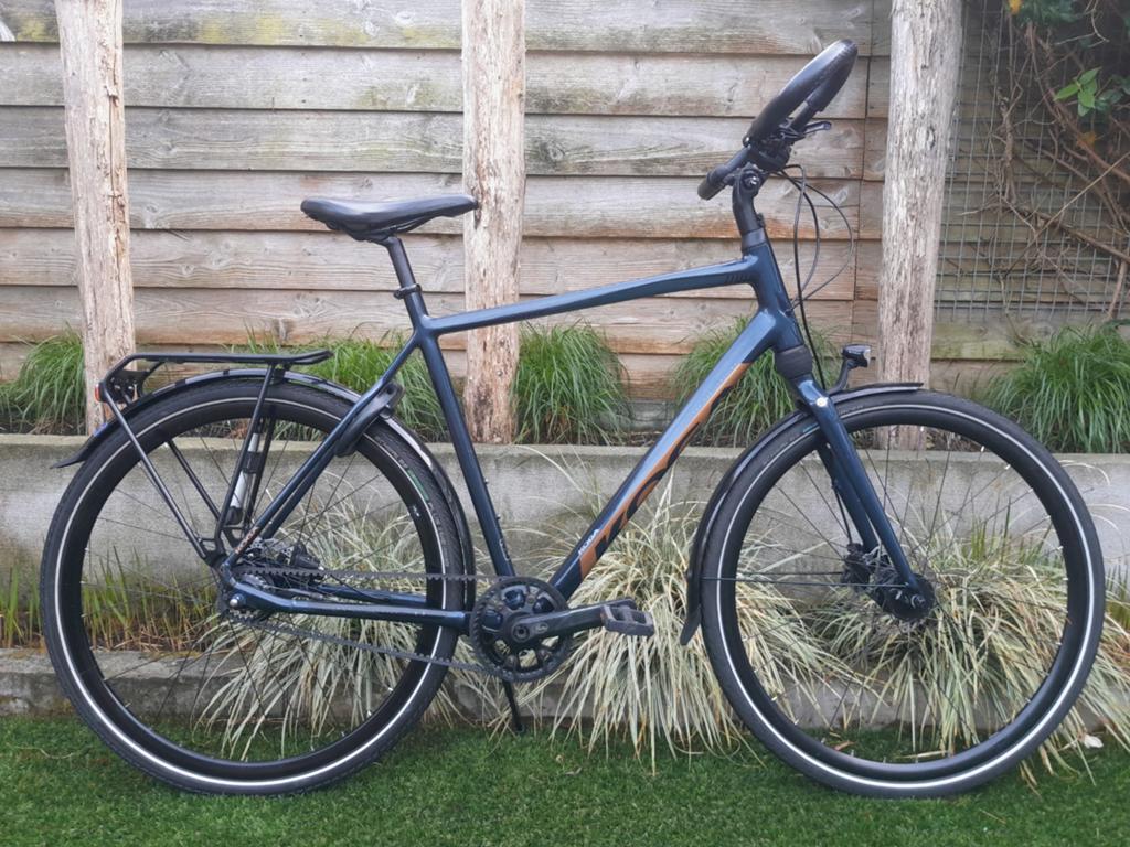Koga F3 , 60cm, Alfine 11, belt-drive, Versnellingen, Zo goed als nieuw, 57 tot 61 cm, Schijfrem