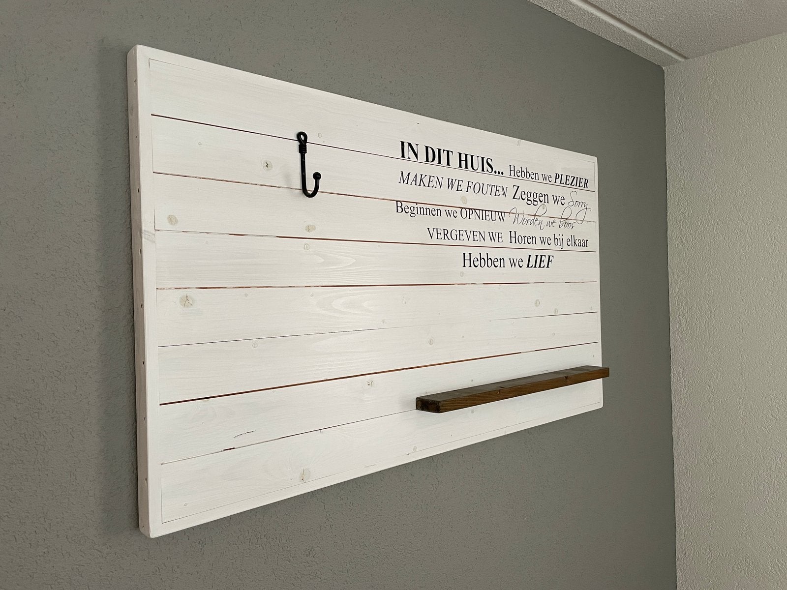 Wandbord 135 x 75,5, Ophalen, 100 tot 150 cm, Zo goed als nieuw, Minder dan 150 cm