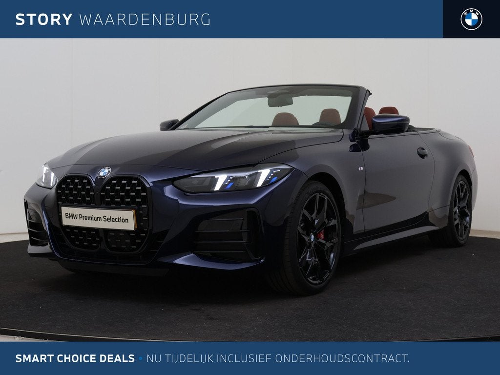 BMW 4 Serie Cabrio 430i xDrive M Sport Automaat / Comfort Ac, Auto's, BMW, 1998 cc, 1800 kg, Bedrijf, Vierwielaandrijving