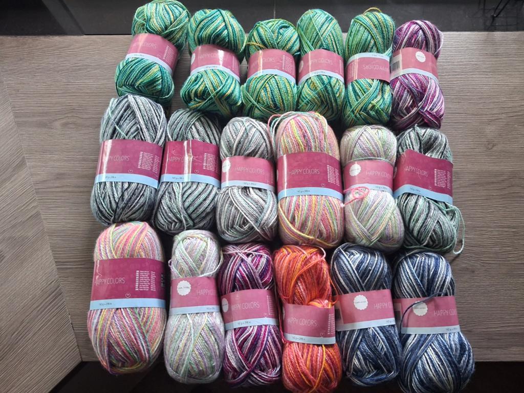 Happy colors diverse bollen Garen, Ophalen of Verzenden, Nieuw, Breien of Haken, Wol of Garen