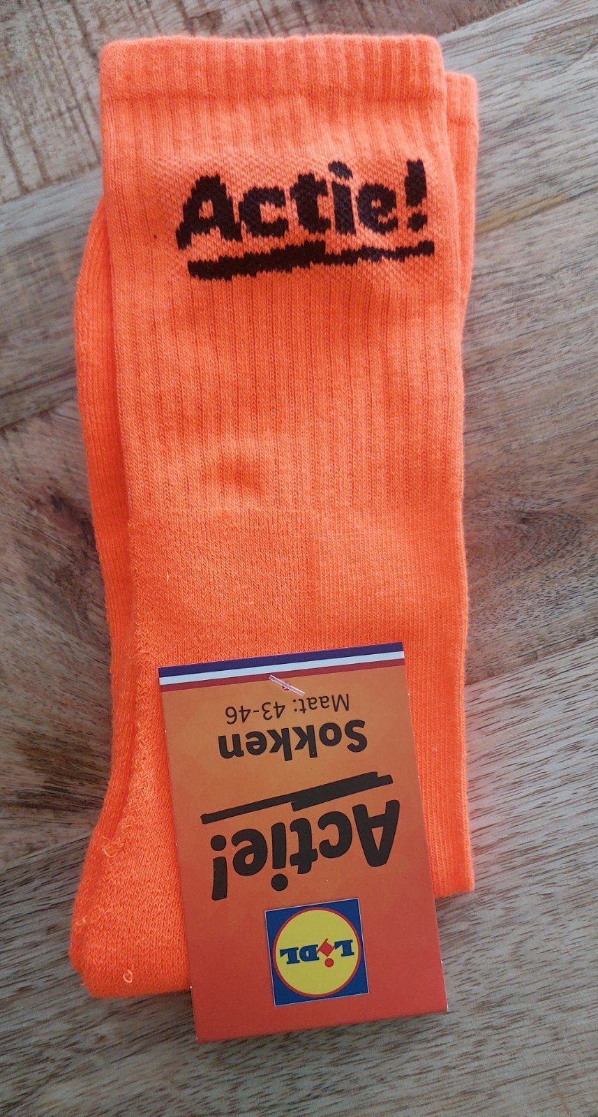 Nieuwe oranje sokken, Overige kleuren, Lidl, Ophalen of Verzenden, Nieuw