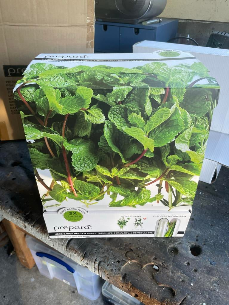 Prepara Herb Savor Pod 2.0 - Houdt kruiden langer vers, Tuin en Terras, Ophalen of Verzenden, Kruiden