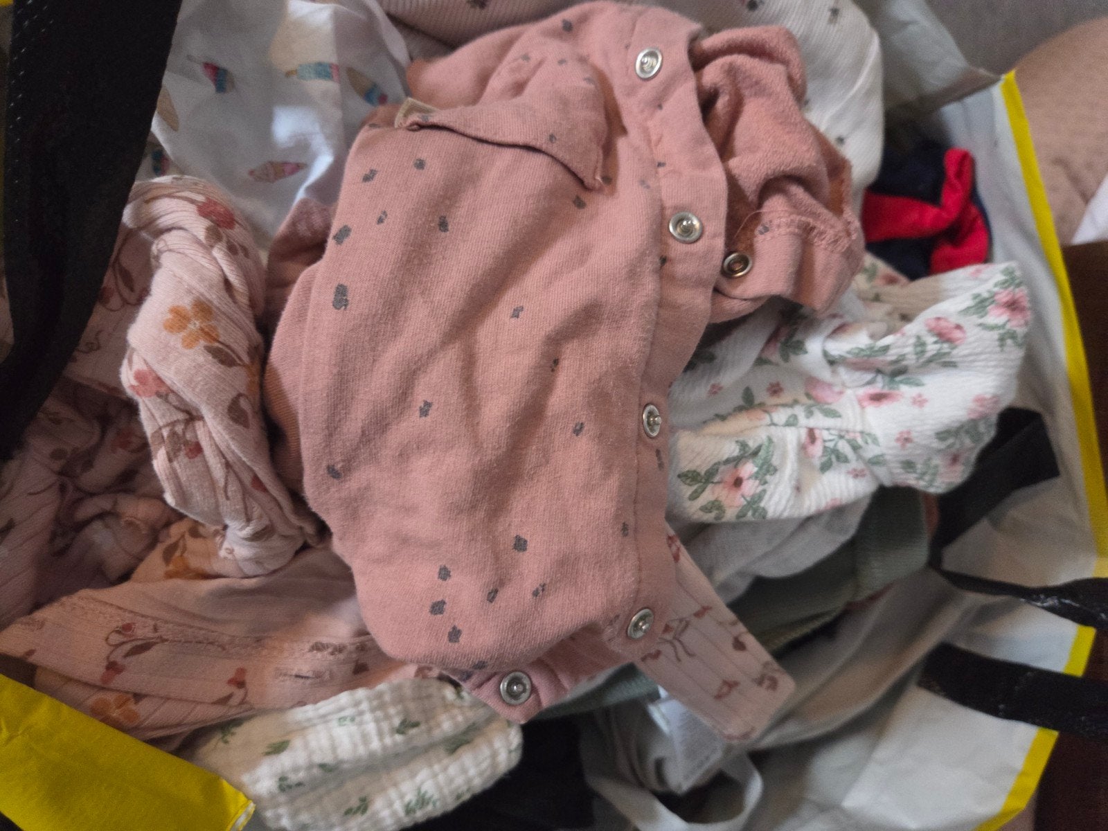 Grote zak meisjes babykleding maat 56/68 - ZGAN, Ophalen, Zo goed als nieuw, Overige maten