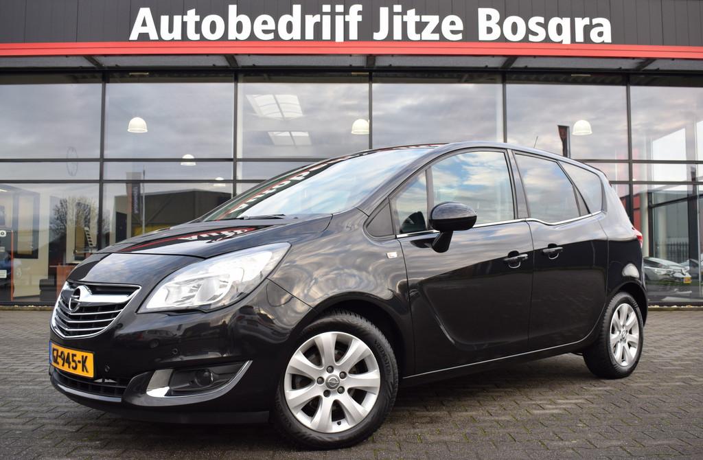 Opel Meriva 1.4 Turbo Cosmo ECC | Half Leder | Full Map Navi, Auto's, Voorwielaandrijving, Gebruikt, 4 cilinders, Met garantie (alle)