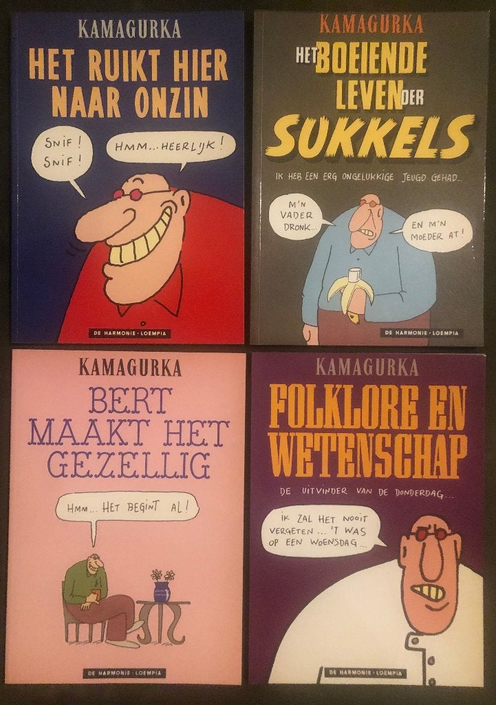 Het boeiende leven der sukkels & andere verhalen - Kamagurka, Boeken, Strips | Comics, Zo goed als nieuw, Meerdere comics, Europa