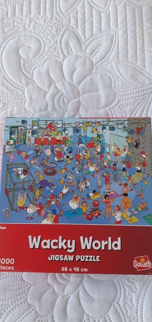 Wacky world puzzel 1000 stukjes, Ophalen, 500 t/m 1500 stukjes, Zo goed als nieuw