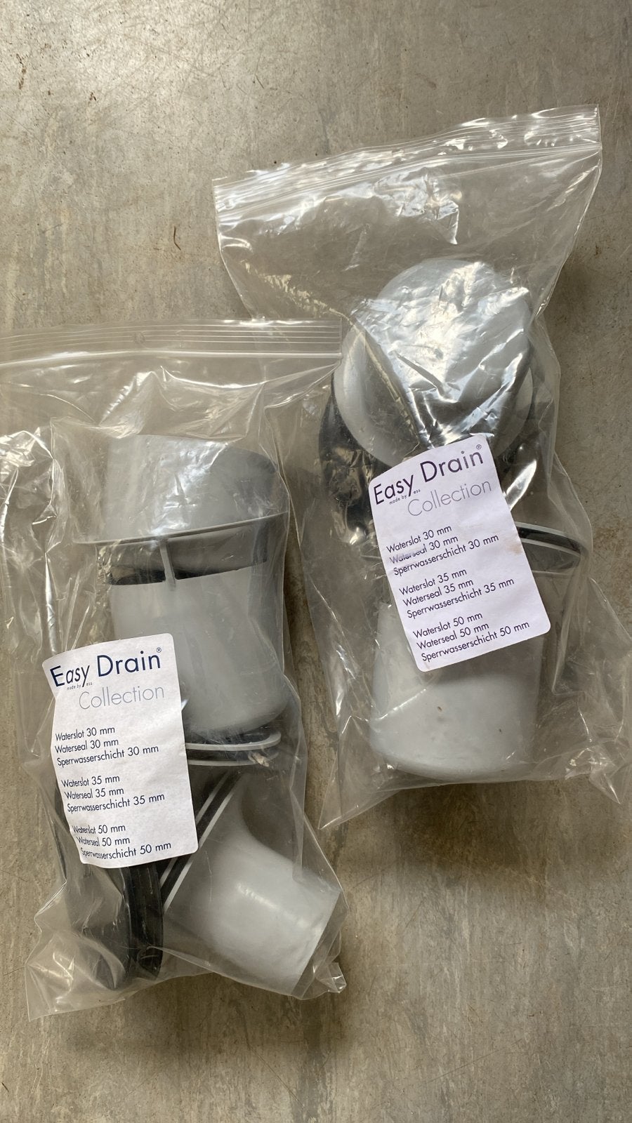 Easy Drain Collection Waterslot Waterseal Sperrwasserschicht, Ophalen, Nieuw, Overige typen