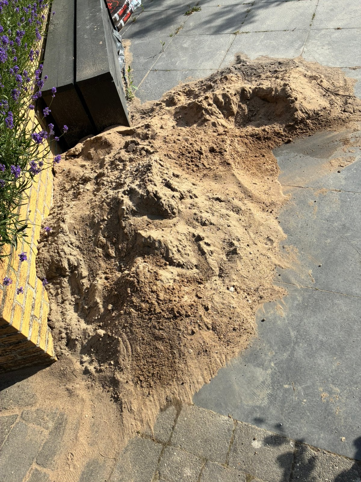 Zand gratis af te halen, Ophalen