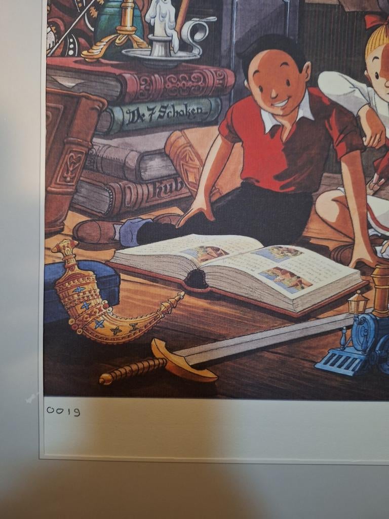Suske en Wiske Aquarel - gelimiteerde oplage, Ophalen of Verzenden