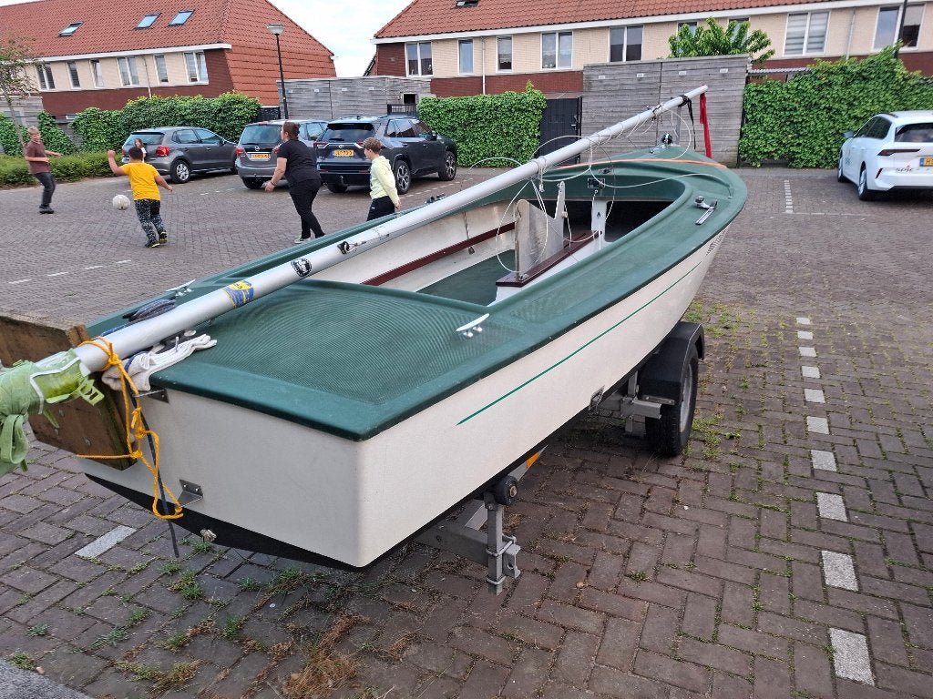 zeilboot met toebehoren, Ophalen, Gebruikt, Minder dan 3 meter, Minder dan 15 m²