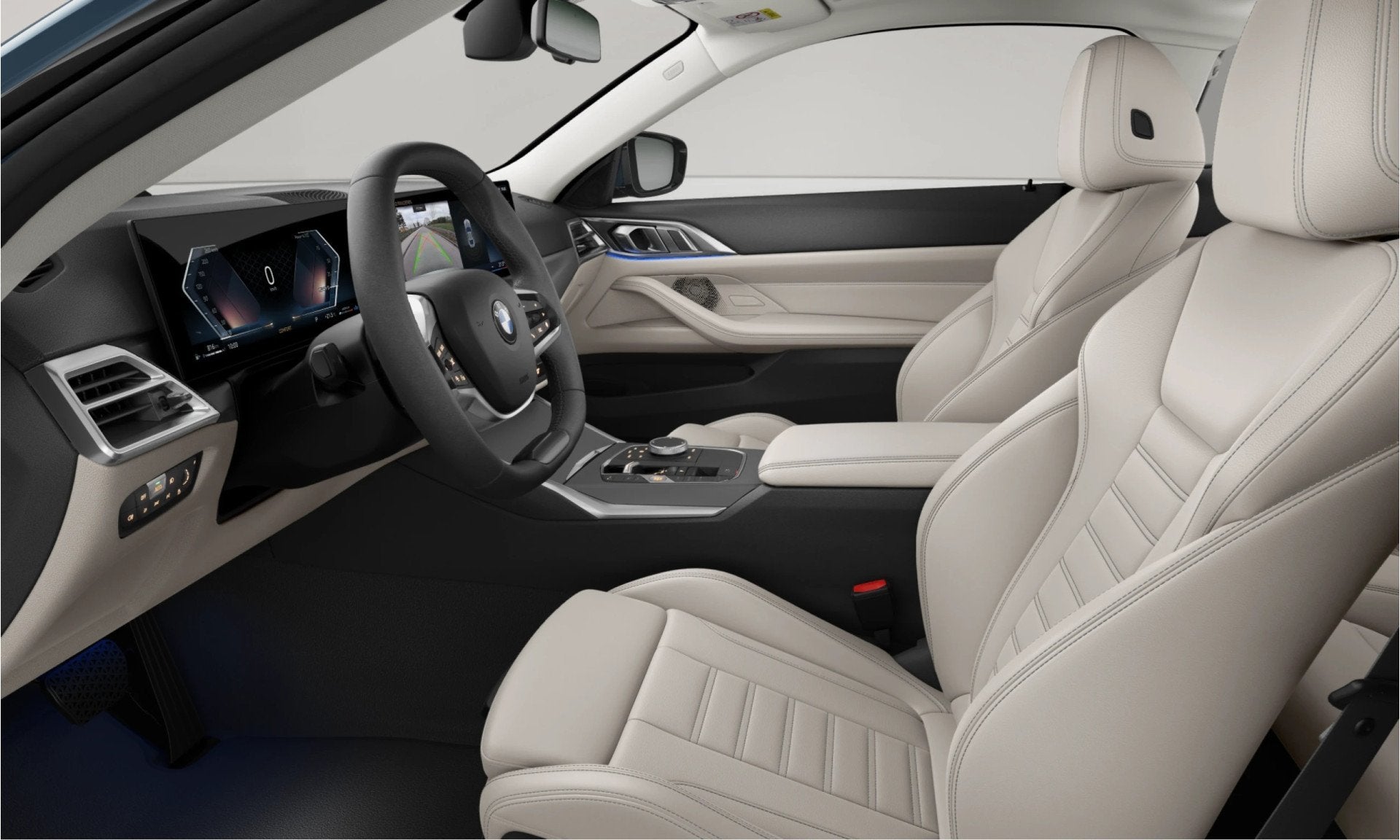 BMW 4 Serie Coupé 420i - Leder - Sportzetels - Dak - ACC -, Auto's, Automaat, Gebruikt, Bedrijf, 1500 kg