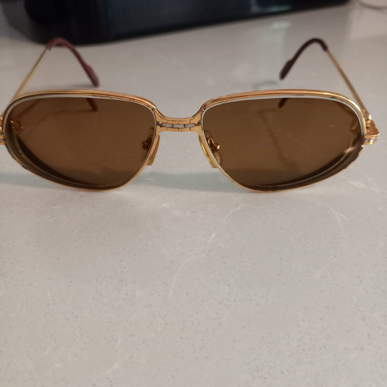 Vintage Cartier Lunettes (1988) 22k Verguld Montuur 156/14, Ophalen of Verzenden, Overige kleuren, Bril, Overige merken