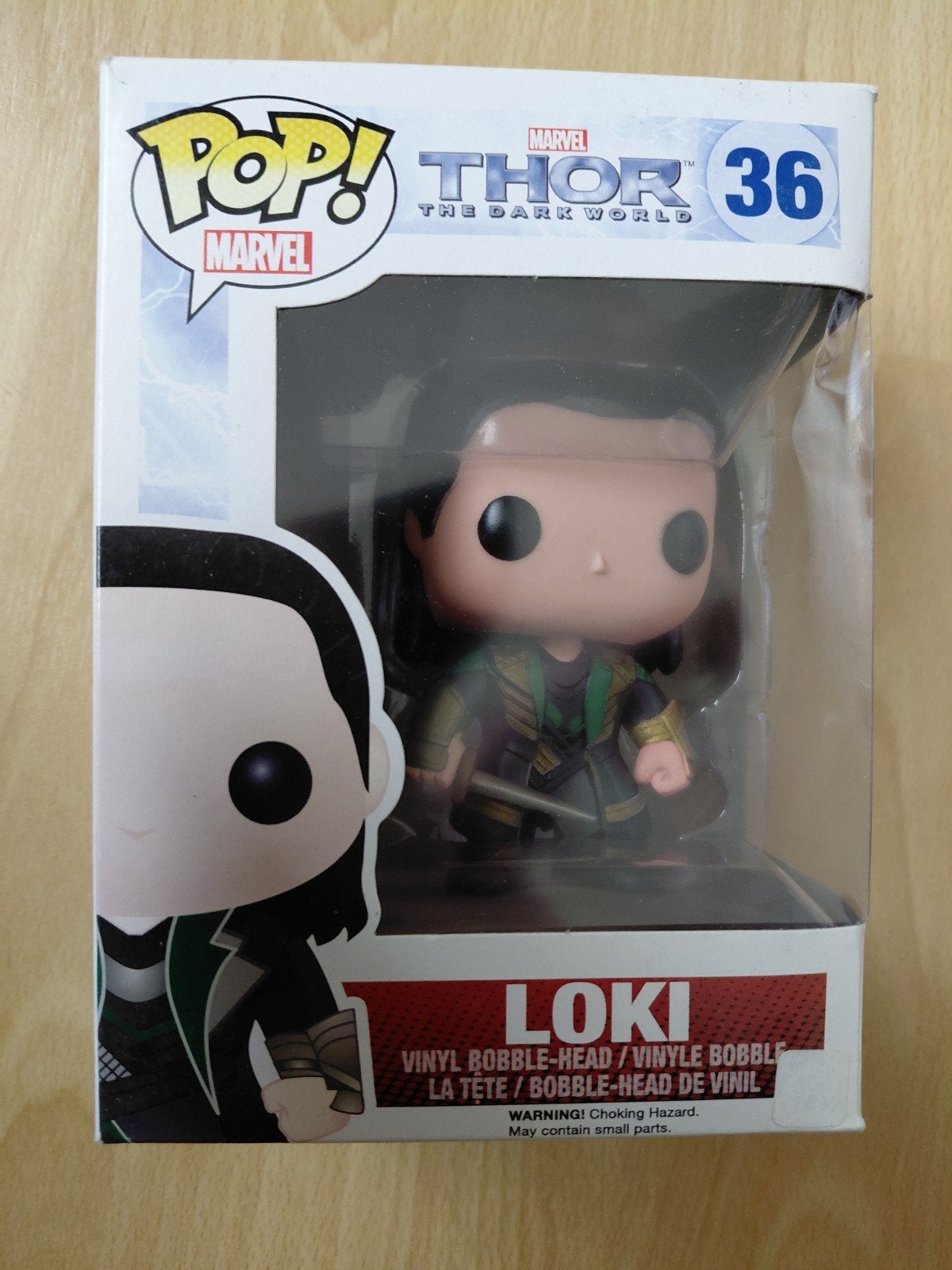 Funko Pop! Thor The Dark World Loki #36 Vinyl Bobble-Head, Ophalen of Verzenden, Nieuw