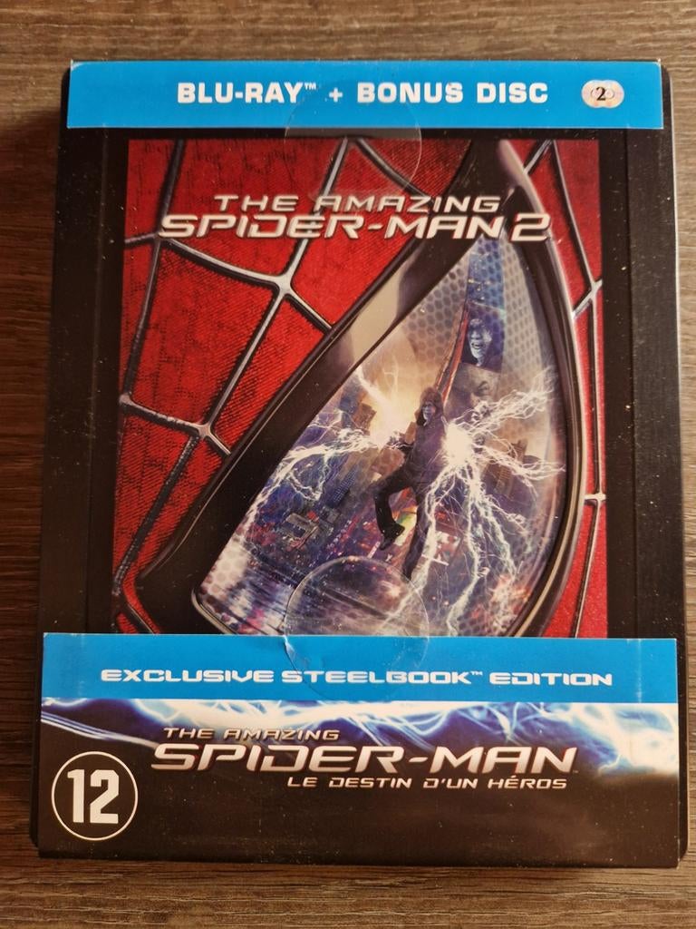 The Amazing Spider-Man 2 (2014) 2-disc blu-ray Steelbook Ed., Ophalen of Verzenden, Zo goed als nieuw, Actie