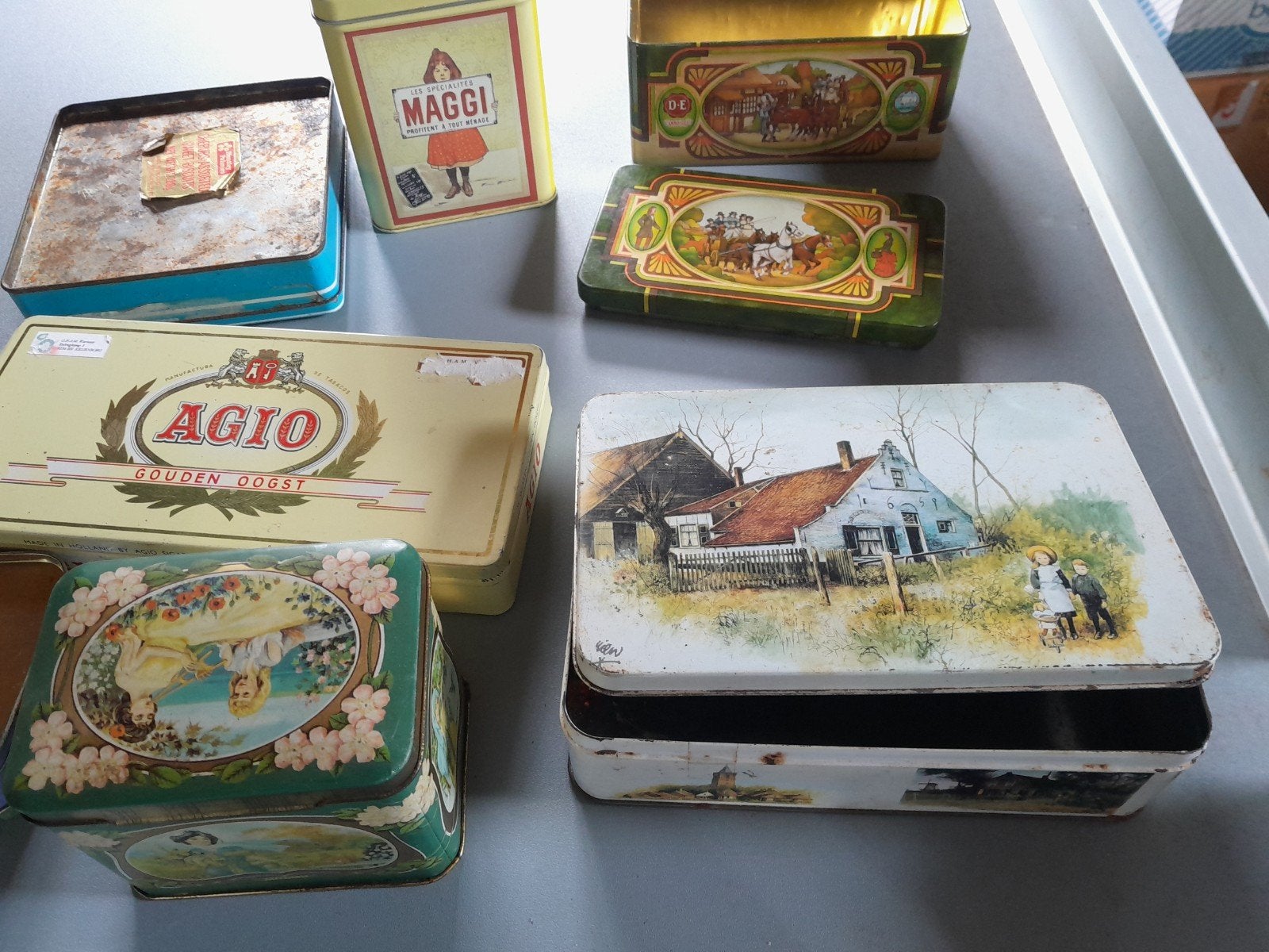 Vintage Blikken Collectie - Diverse Merken en Ontwerpen, Ophalen of Verzenden
