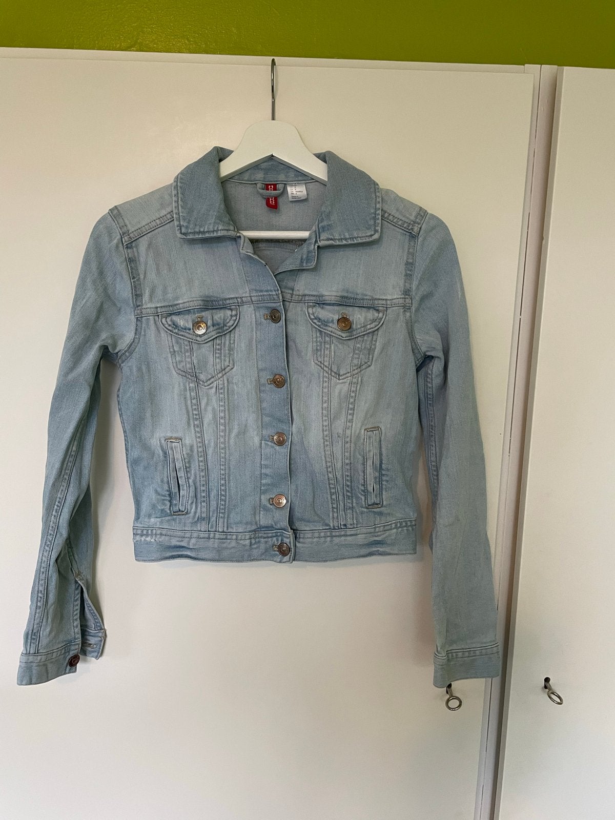 Stoer H&M Divided spijkerjasje maat S, Ophalen of Verzenden, Zo goed als nieuw, Maat 36 (S), Blauw