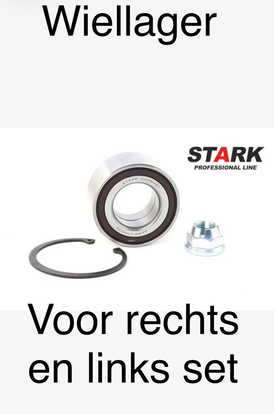 Wiellager set voorkant rechts en links, Ophalen of Verzenden, Nieuw, Renault