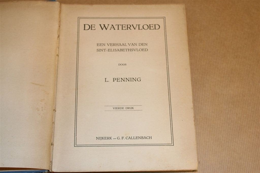 Sint-Elisabethsvloed [1421] — Watervloed [1924], Antiek en Kunst, Ophalen of Verzenden