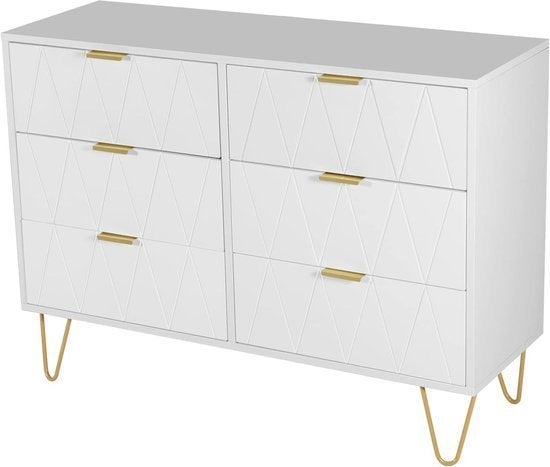 Commode – Ladekast – Kast – Opbergkast – 6 Laden, Corvance B.V., Verzenden, Nieuw, Corvancebol@gmail.com