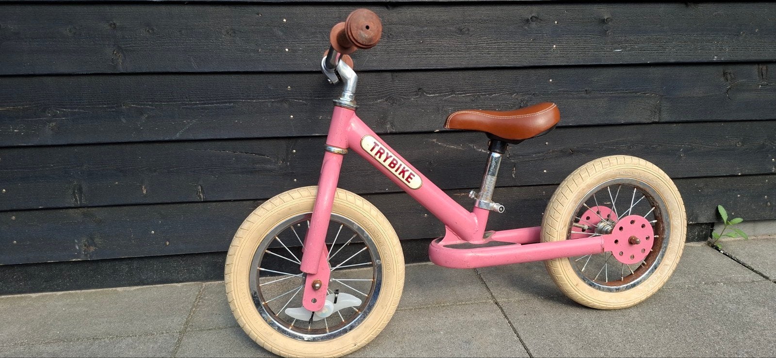 Trybike loopfiets roze, Kinderen en Baby's, Ophalen, Gebruikt, Loopfiets