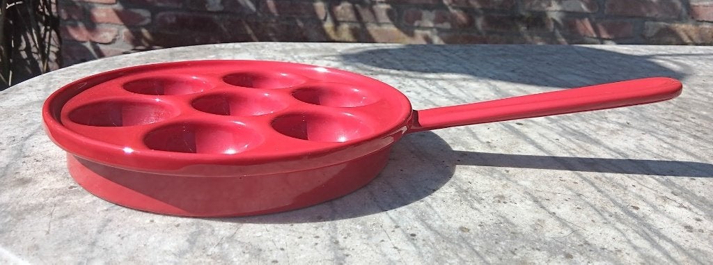 AEbleskiver pan zoals COPCO Michael Lax 60's (G362), Koekenpan, Gietijzer, Ophalen of Verzenden, Zo goed als nieuw