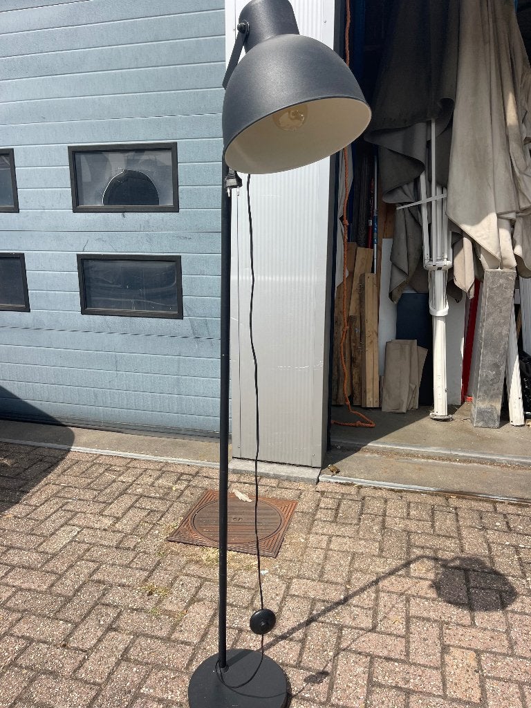 leeslamp industrieel zwart, Ophalen, 100 tot 150 cm, Zo goed als nieuw, Metaal