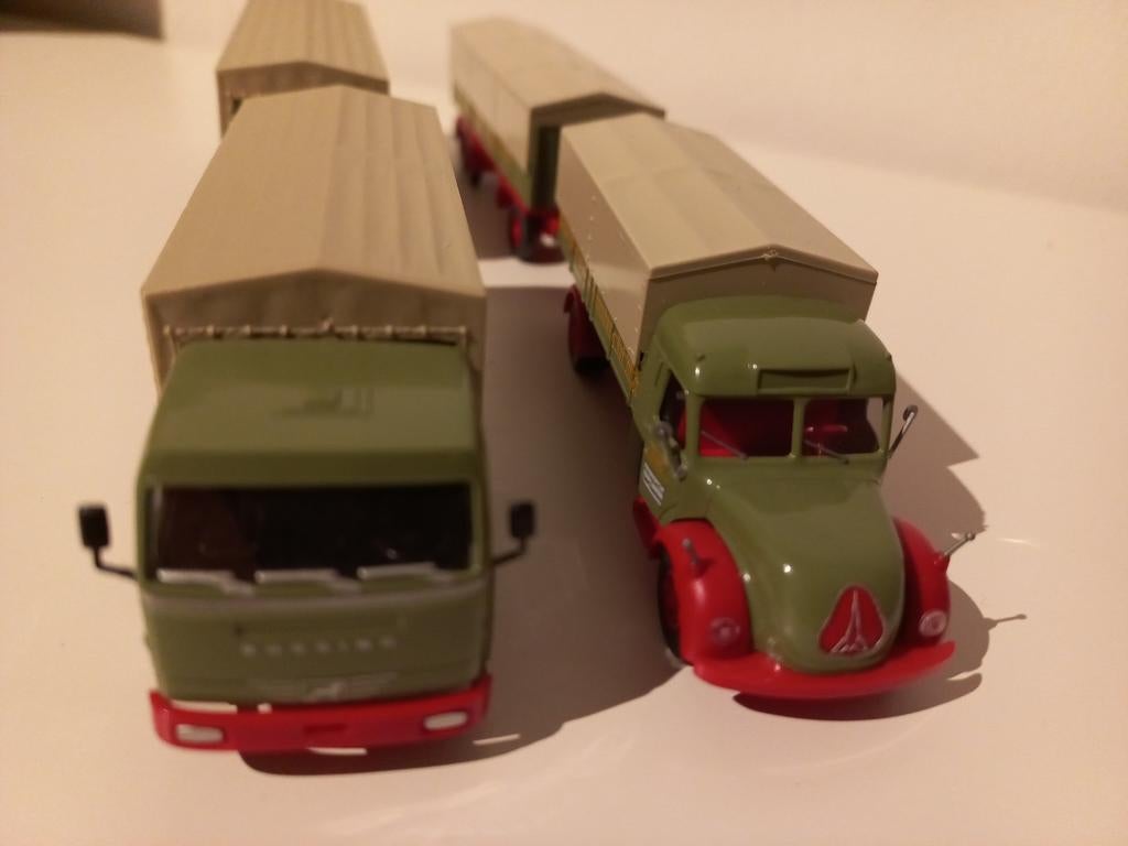 Te koop 2 nieuwe zeer fraaie Wiking modellen Albert Wandt, Ophalen, Zo goed als nieuw, Bus of Vrachtwagen, Wiking