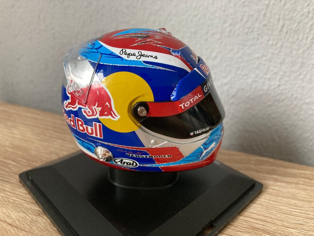 Max Verstappen 1:5 helm 2016 Monaco GP Red Bull RB12 Spark, Verzamelen, Ophalen of Verzenden, Nieuw, Formule 1