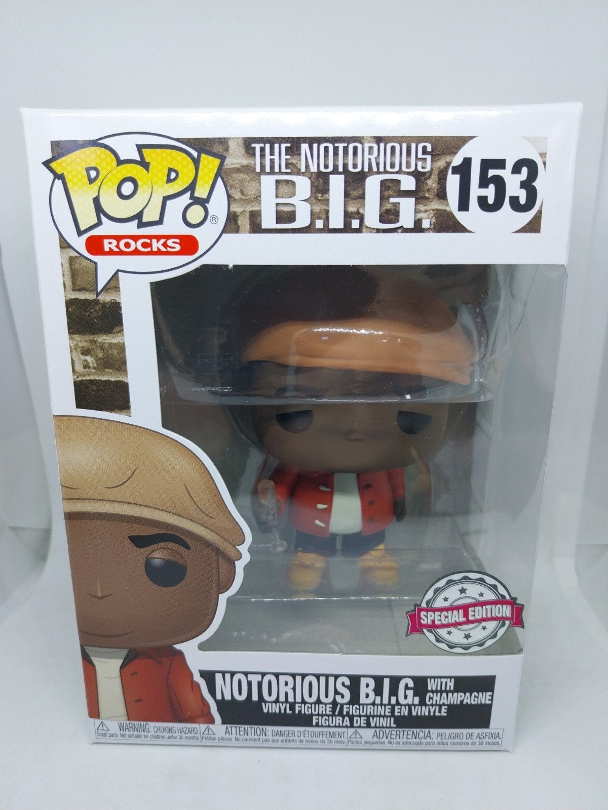 Funko Pop Rocks #153 Notorious B.I.G. met Champagne, Verzamelen, Ophalen of Verzenden, Zo goed als nieuw