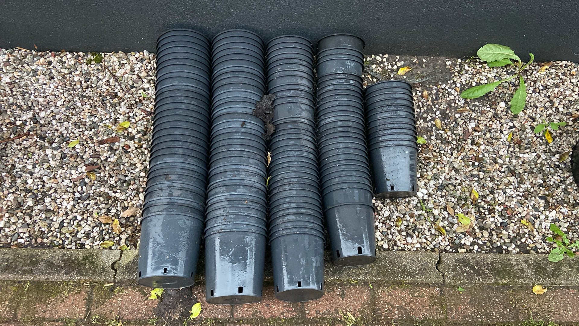 Plastic binnenpotten 3 liter, Tuin en Terras, Bloempotten, Ophalen, Kunststof, Rond, Zo goed als nieuw