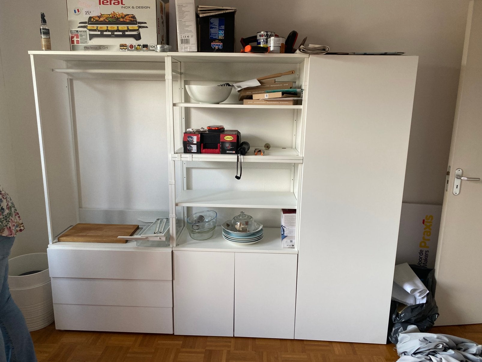 Ikea kast Hjalpa, Huis en Inrichting, Kasten | Kledingkasten, Ophalen, Zo goed als nieuw, 200 cm of meer, 150 tot 200 cm