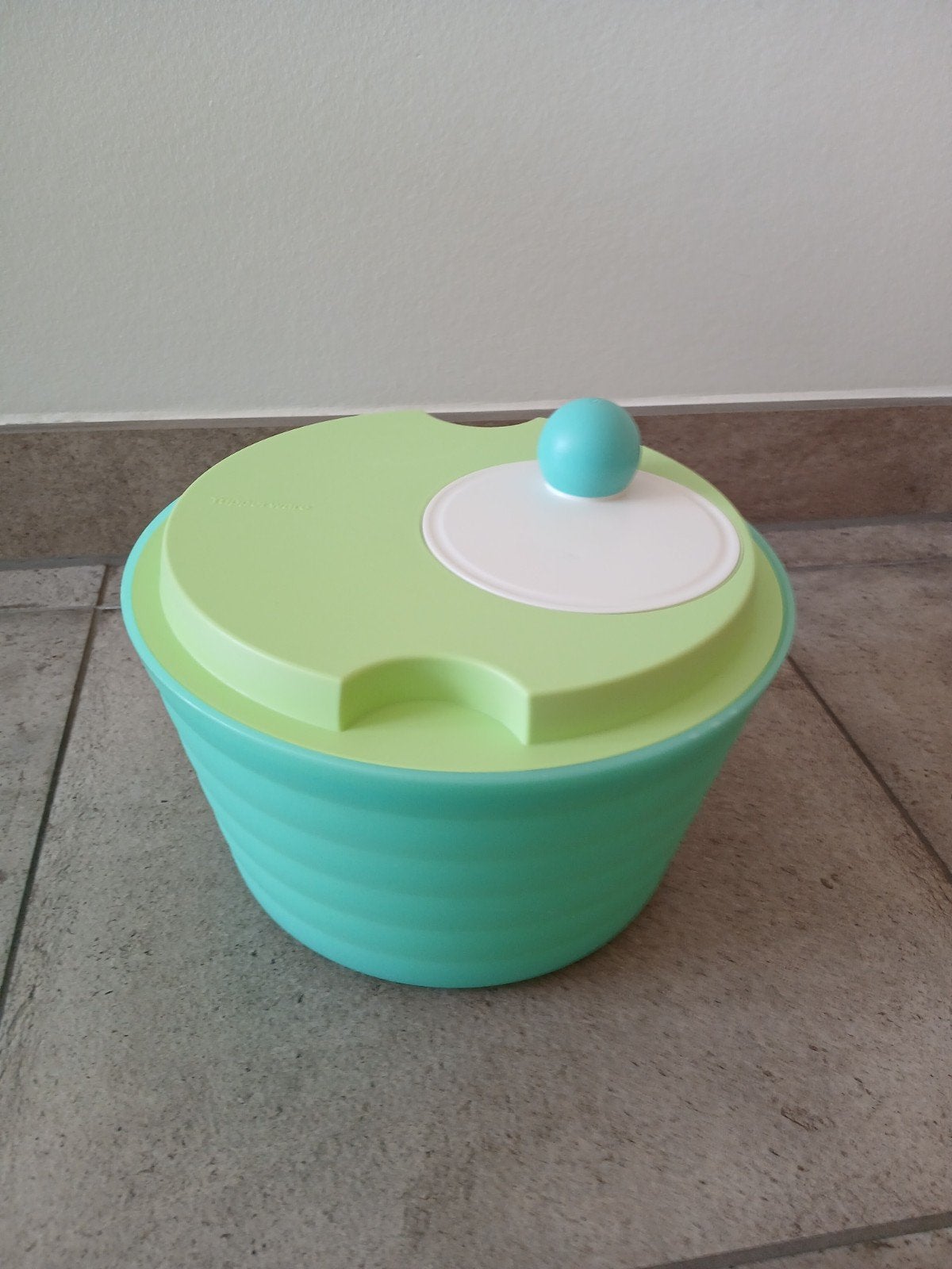 Tupperware Sla Chef, slaslinger, sla/groentewasser/sladroger, Ophalen of Verzenden, Zo goed als nieuw, Groen, Overige typen