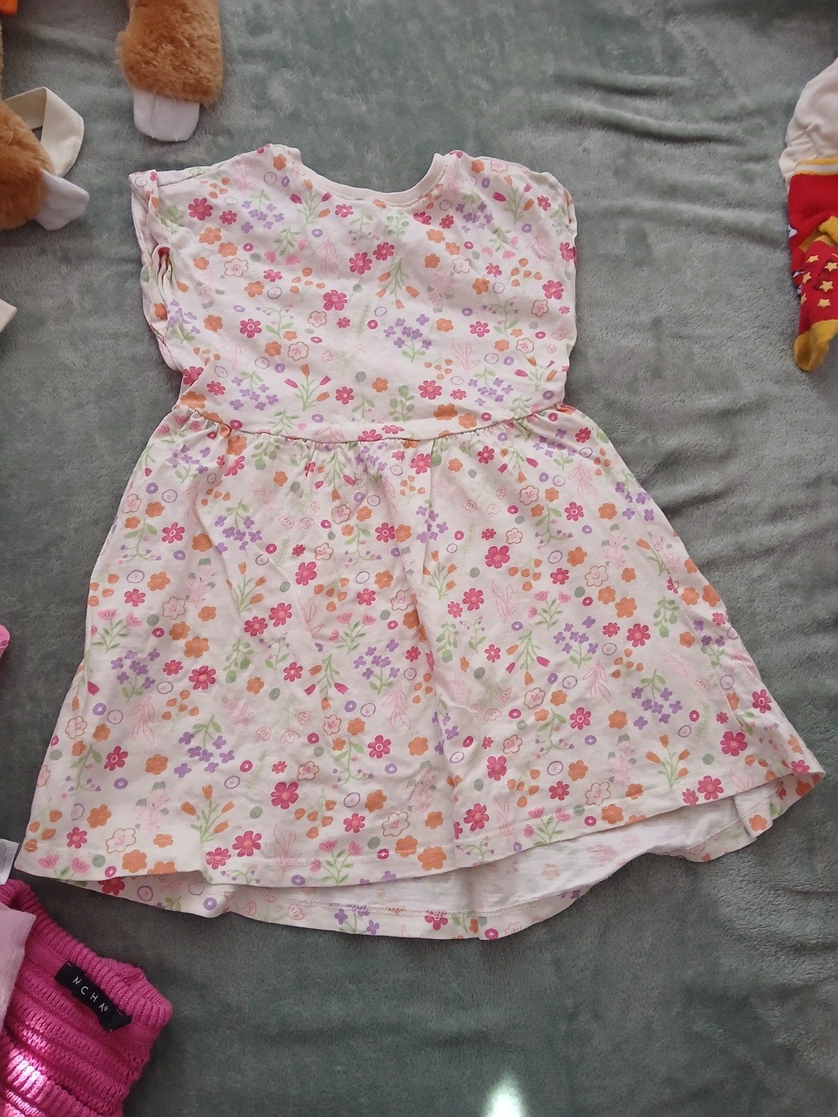 party doos vol merk kleding 110 116, Broek, Gebruikt, Meisje, Ophalen of Verzenden