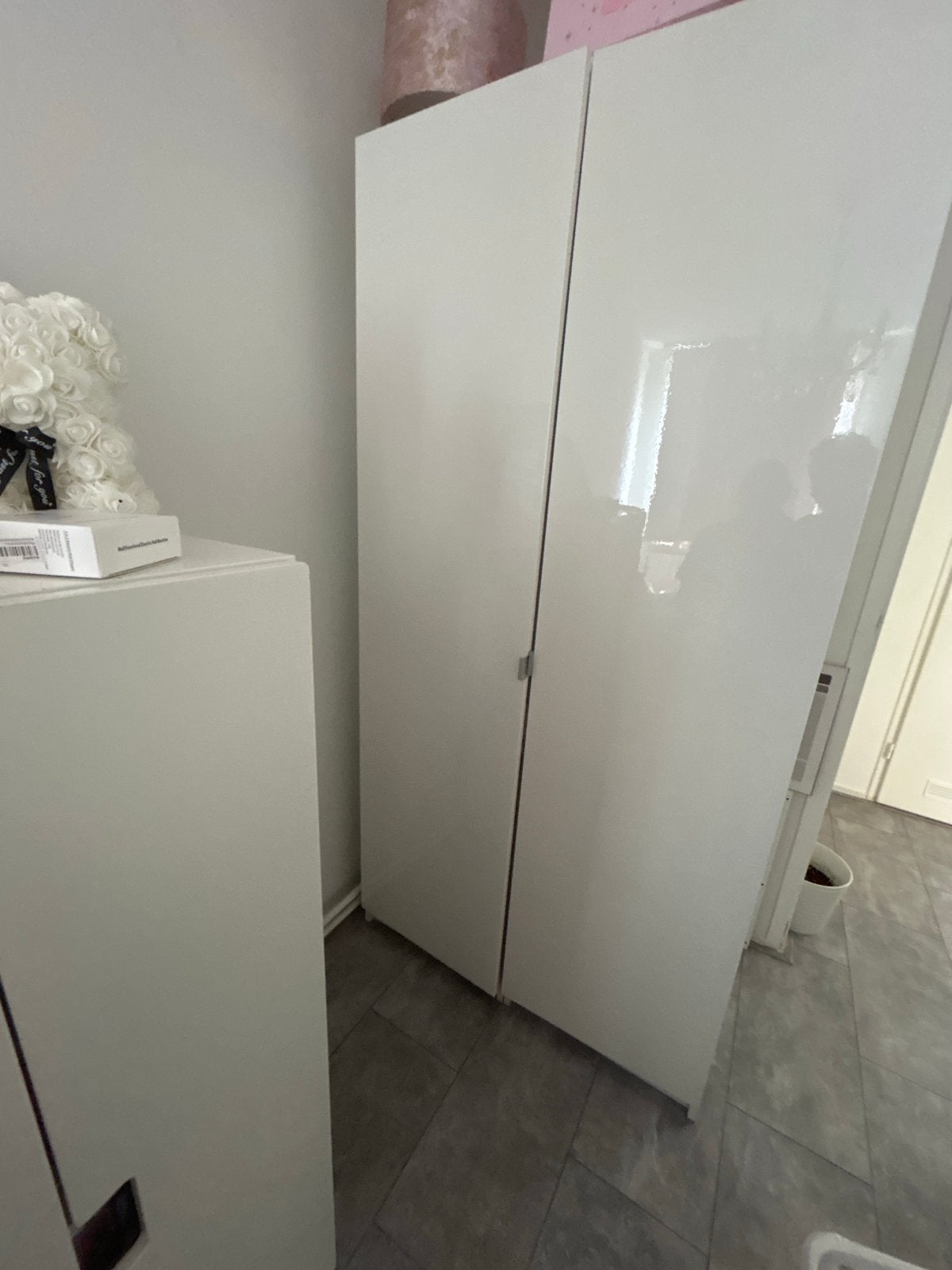 IKEA Pax Kast 201 cm hoog - Wit, Ophalen, Overige materialen, Gebruikt, 200 cm of meer