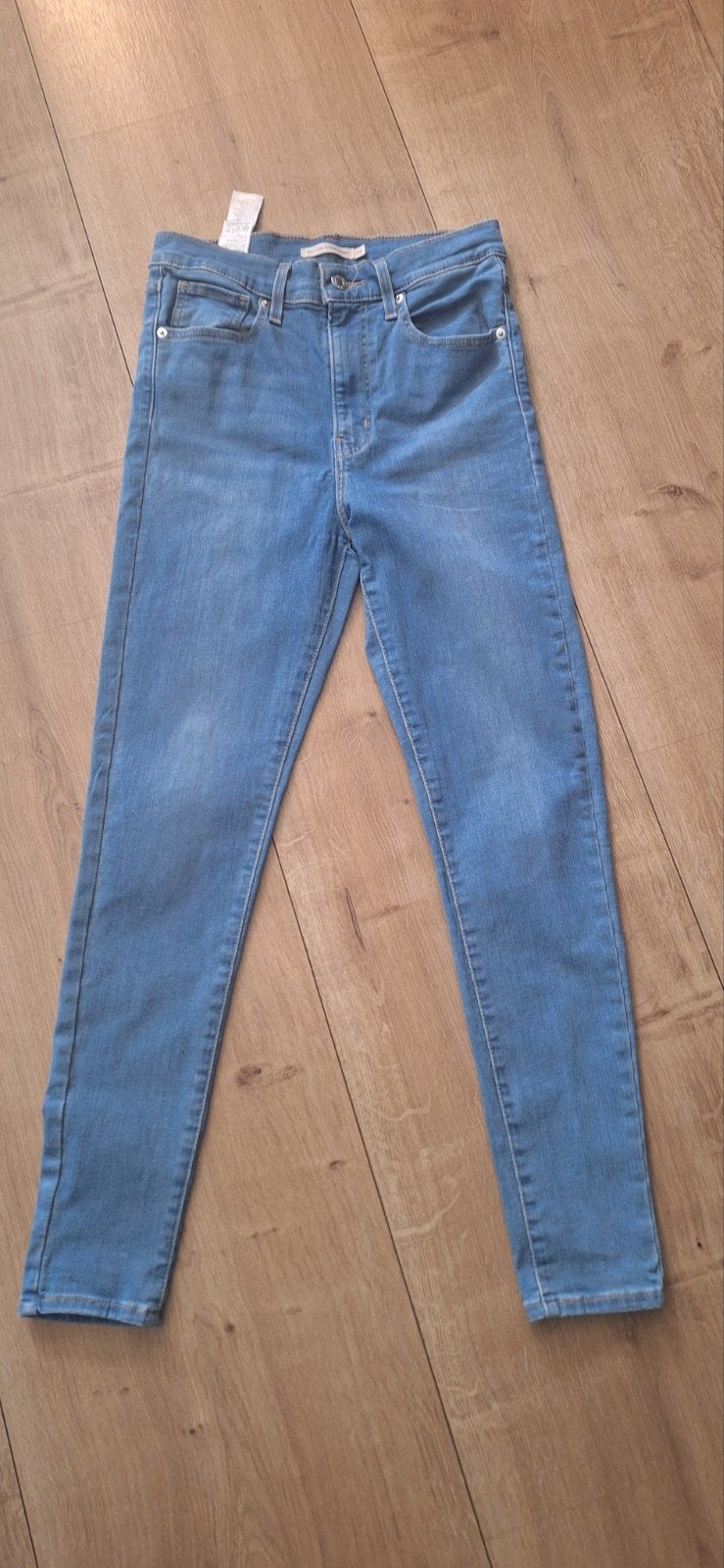 Levi's Mile High Super Skinny Jeans W28, Blauw, Ophalen of Verzenden, Zo goed als nieuw, Maat 34 (XS) of kleiner