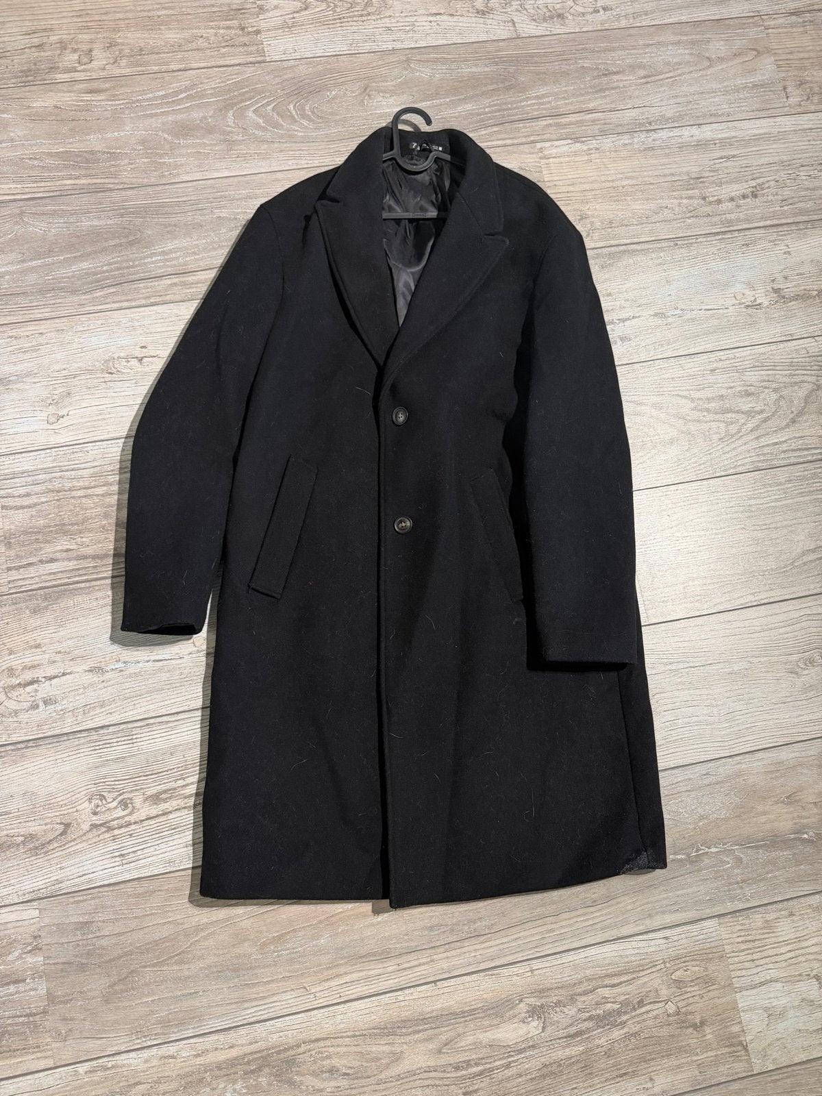 Zwarte heren winterjas - Zara - Maat XL, Ophalen of Verzenden, Zo goed als nieuw, Maat 56/58 (XL), Zwart