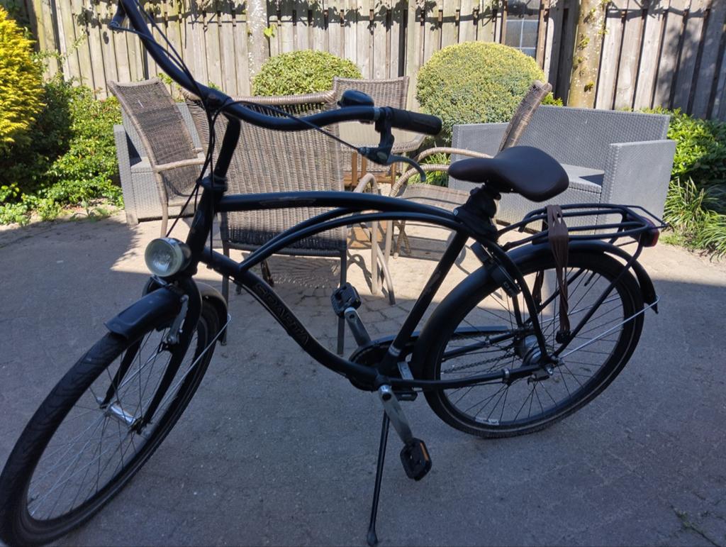 Sparta jongensfiets 26/28 inch teab, Ophalen, Terugtraprem, Sparta, Gebruikt