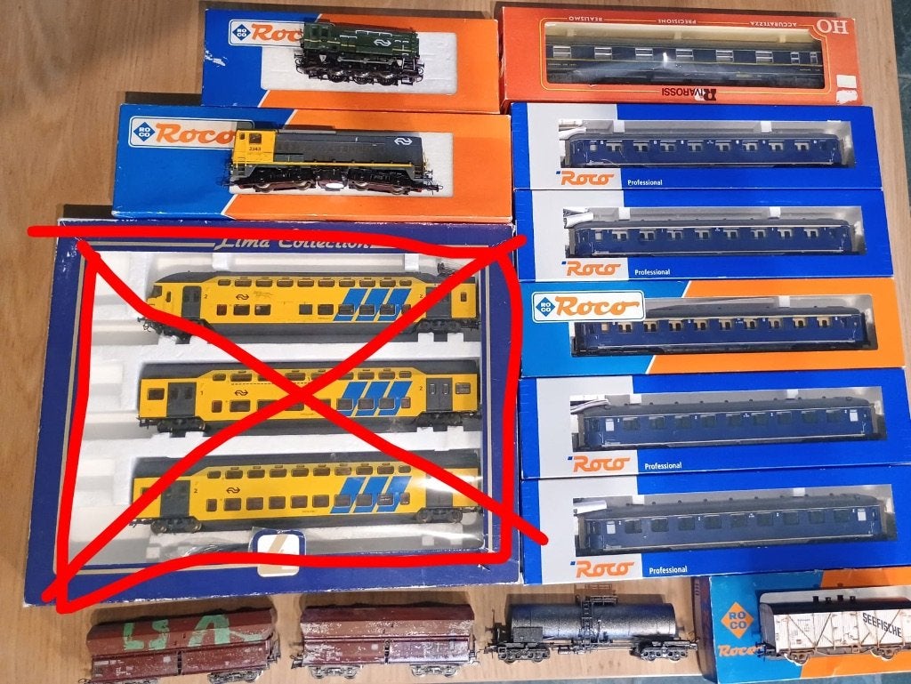 Roco ns Db fs locs en wagens, Treinset, Gelijkstroom, Analoog, Ophalen of Verzenden