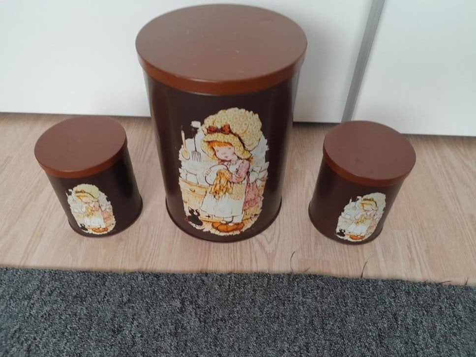 3 holly hobbie blikken, Ophalen of Verzenden, Gebruikt, Overige