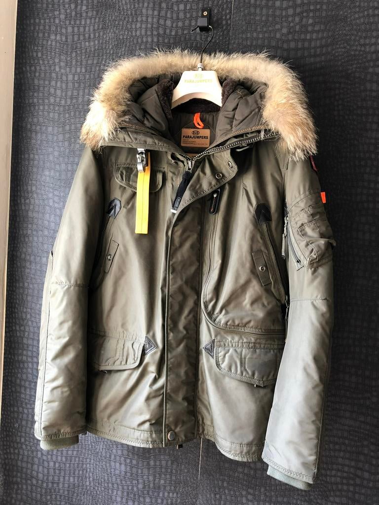Parajumpers winterjas maat XS (Right Hand - Man) Elmwood, Kleding | Heren, Ophalen of Verzenden, Gedragen, Overige maten, Groen