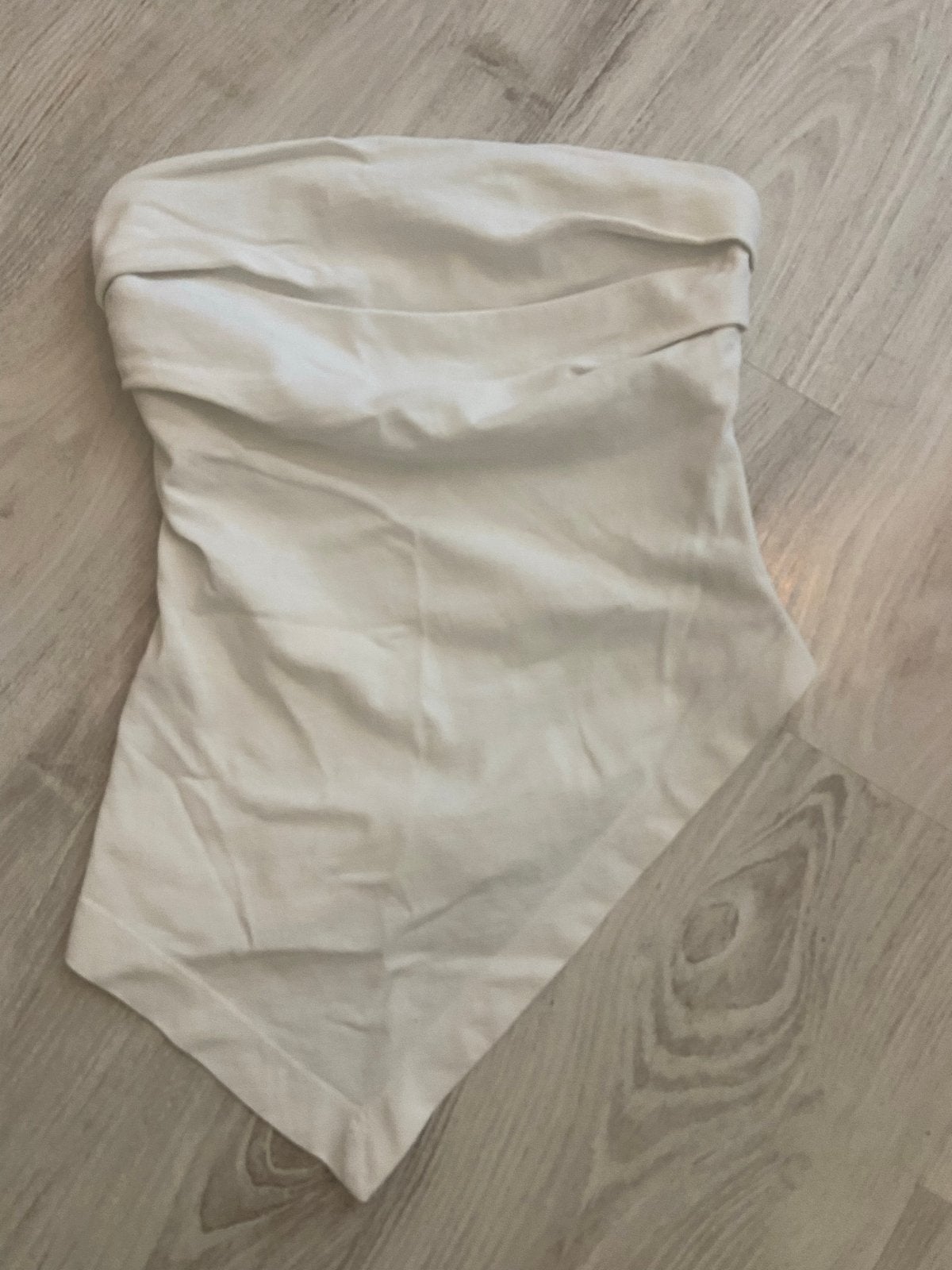 Zara Strapless Top Maat S, Wit, Ophalen of Verzenden, Zo goed als nieuw, Maat 36 (S)